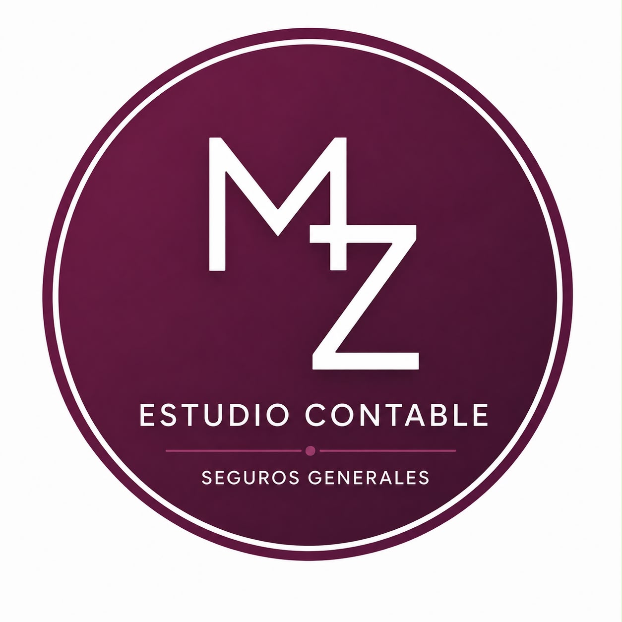 Logo circular MZ Estudio Contable